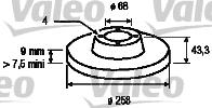 Valeo 186498 - Kočioni disk www.molydon.hr