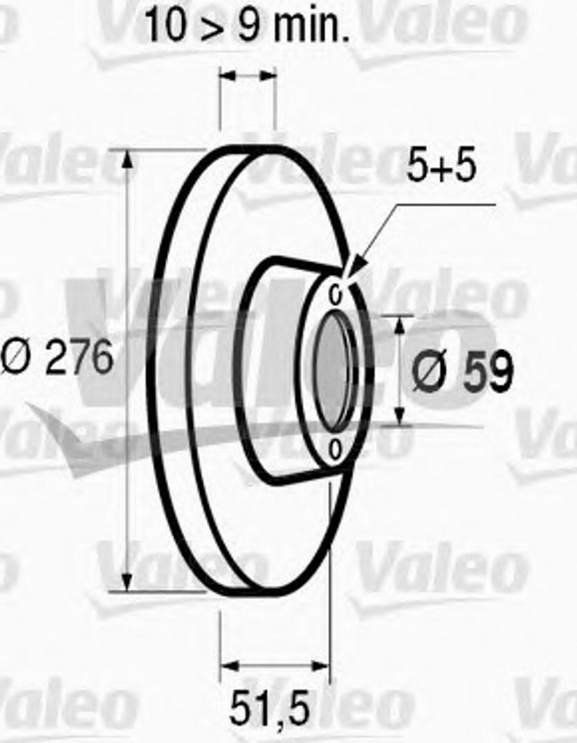 Valeo 186444 - Kočioni disk www.molydon.hr