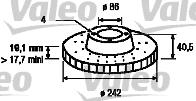 Valeo 186441 - Kočioni disk www.molydon.hr