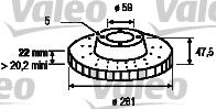 Valeo 186442 - Kočioni disk www.molydon.hr