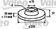 Valeo 186454 - Kočioni disk www.molydon.hr