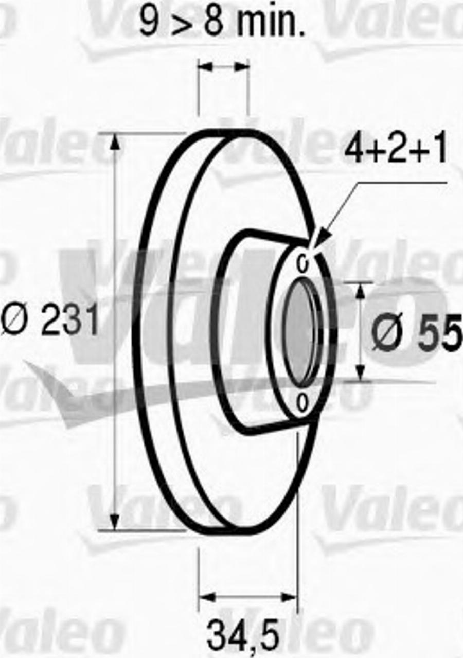 Valeo 186450 - Kočioni disk www.molydon.hr