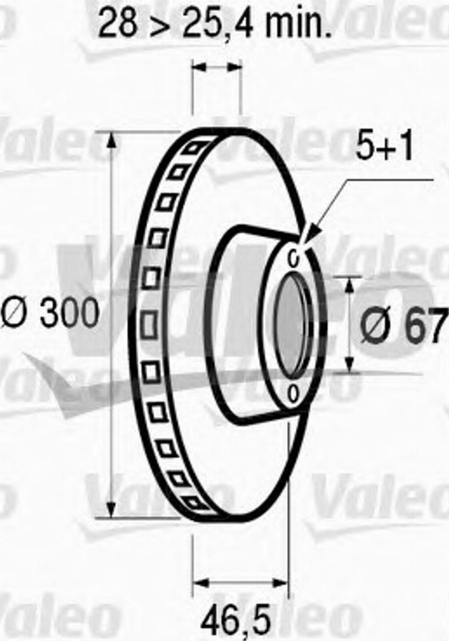 Valeo 186468 - Kočioni disk www.molydon.hr