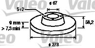 Valeo 186462 - Kočioni disk www.molydon.hr