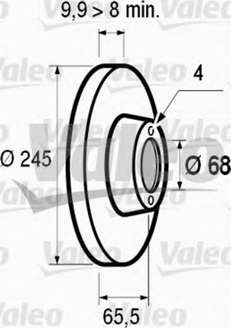 Valeo 186409 - Kočioni disk www.molydon.hr