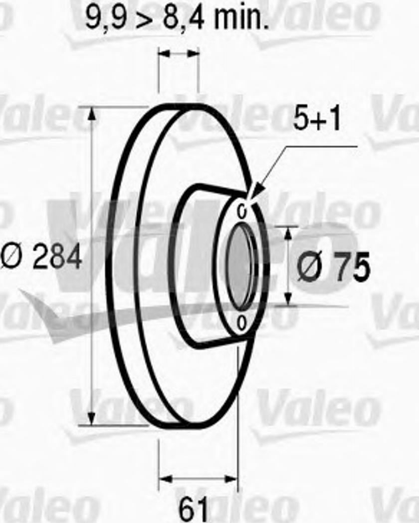 Valeo 186412 - Kočioni disk www.molydon.hr