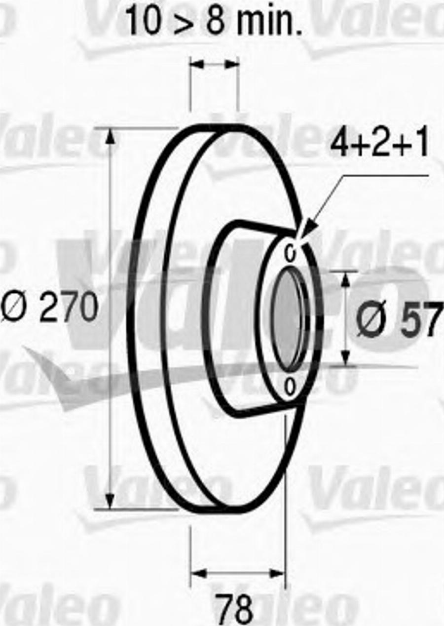 Valeo 186489 - Kočioni disk www.molydon.hr