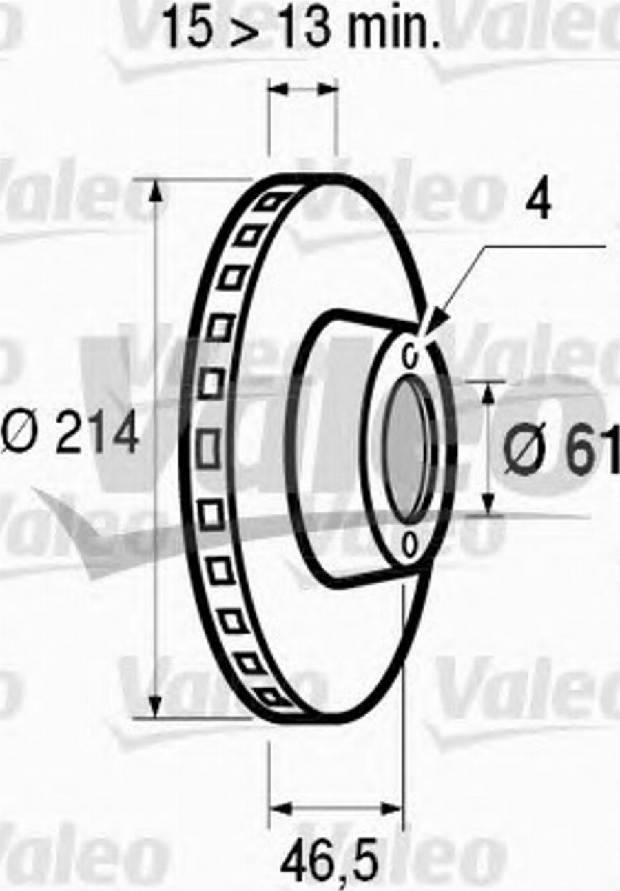 Valeo 186486 - Kočioni disk www.molydon.hr