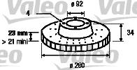 Valeo 186436 - Kočioni disk www.molydon.hr