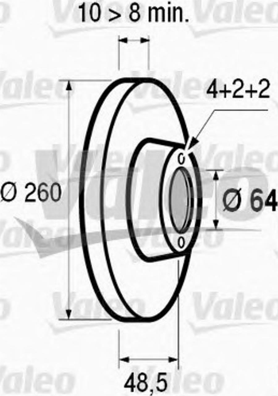 Valeo 186437 - Kočioni disk www.molydon.hr