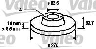 Valeo 186428 - Kočioni disk www.molydon.hr