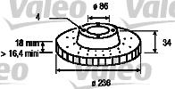 Valeo 186476 - Kočioni disk www.molydon.hr