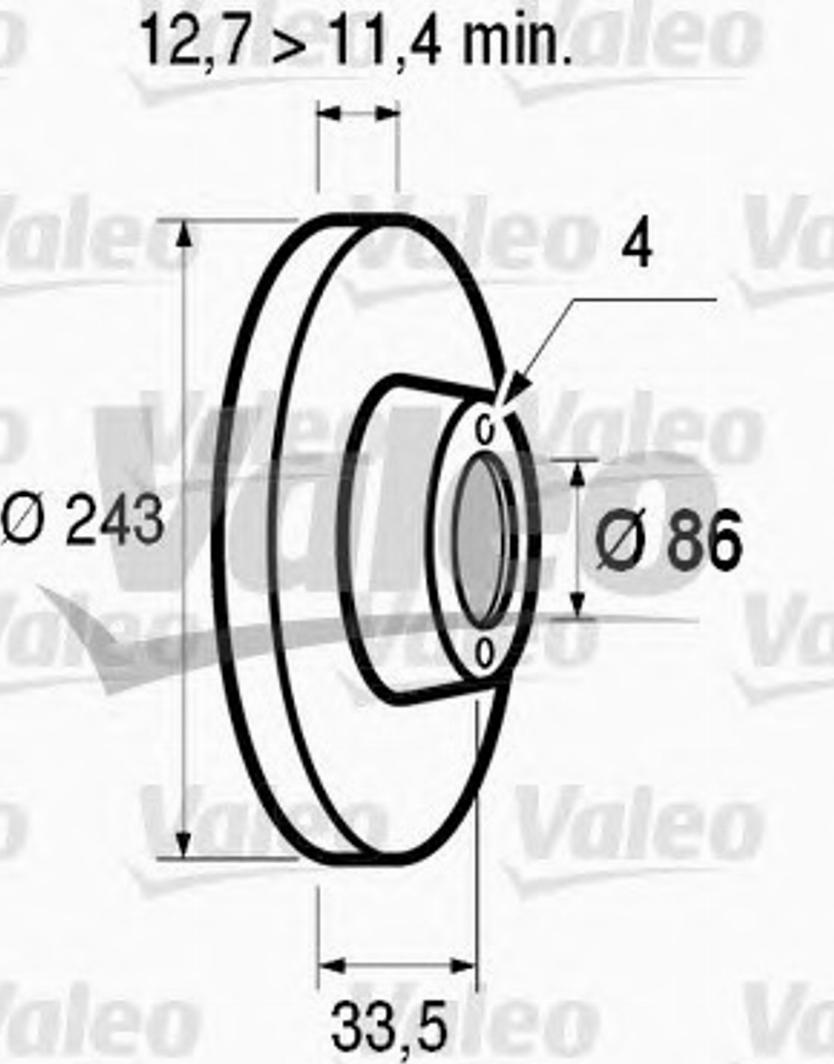 Valeo 186471 - Kočioni disk www.molydon.hr