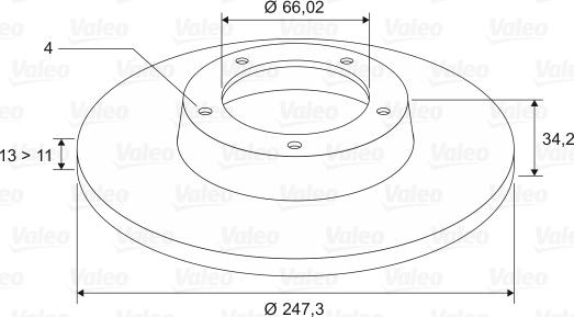 Valeo 297598 - Kočioni disk www.molydon.hr