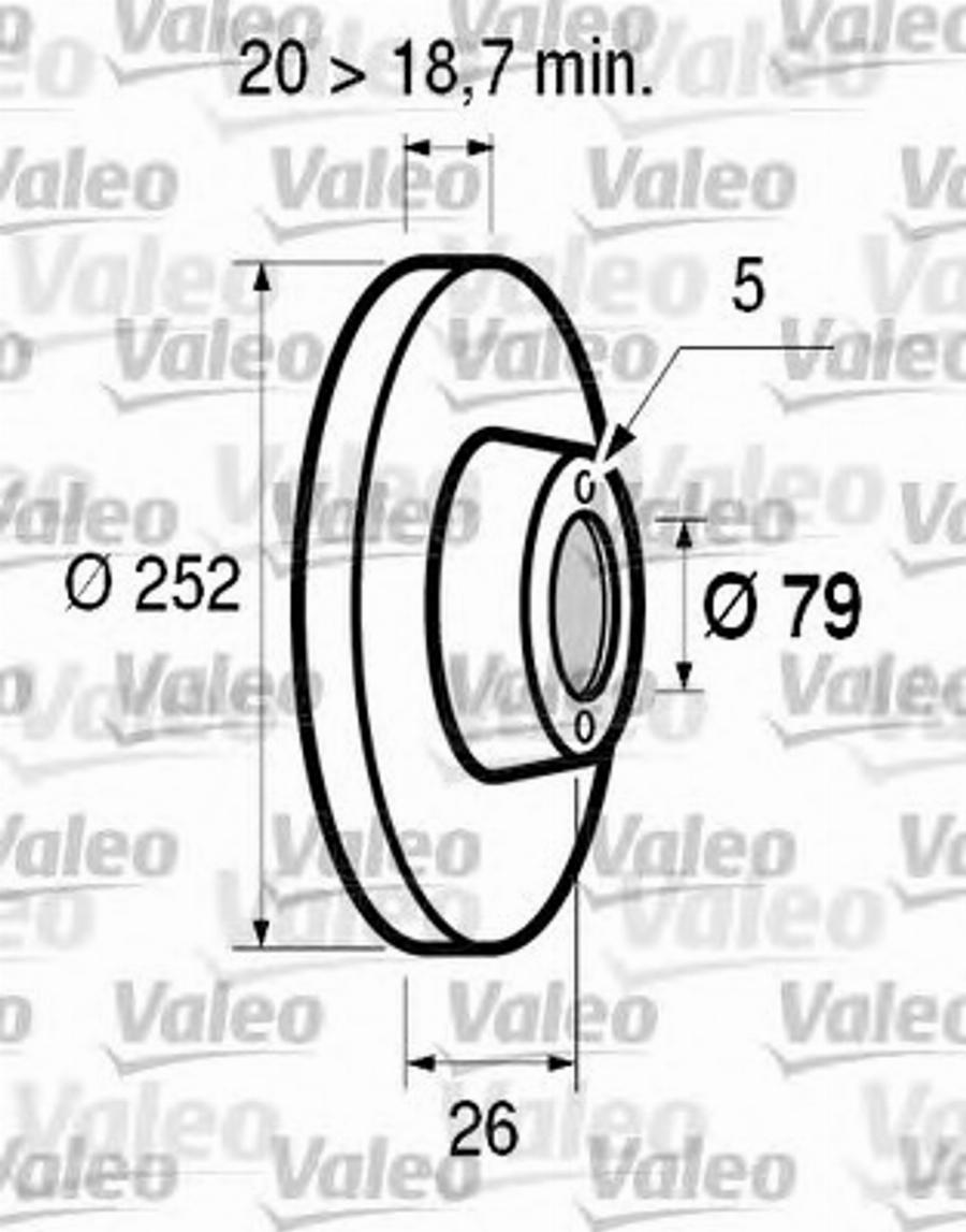 Valeo 186542 - Kočioni disk www.molydon.hr