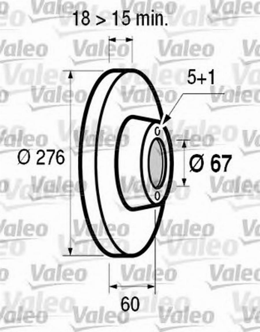 Valeo 186550 - Kočioni disk www.molydon.hr