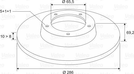 Valeo 186566 - Kočioni disk www.molydon.hr