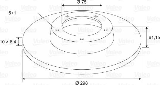 Valeo 186568 - Kočioni disk www.molydon.hr