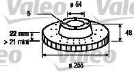 Valeo 186509 - Kočioni disk www.molydon.hr