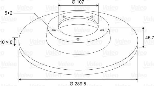 Valeo 186504 - Kočioni disk www.molydon.hr