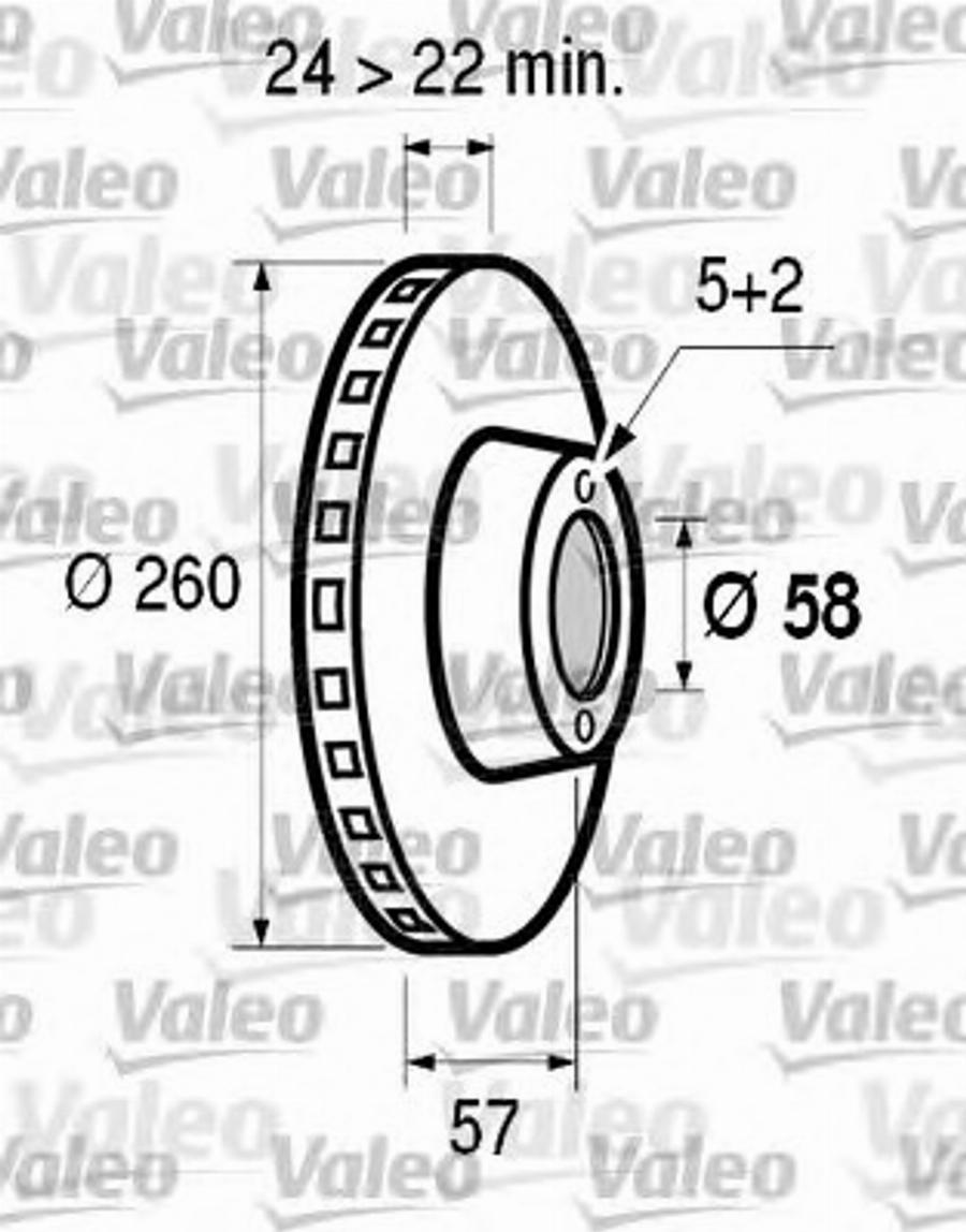 Valeo 186502 - Kočioni disk www.molydon.hr