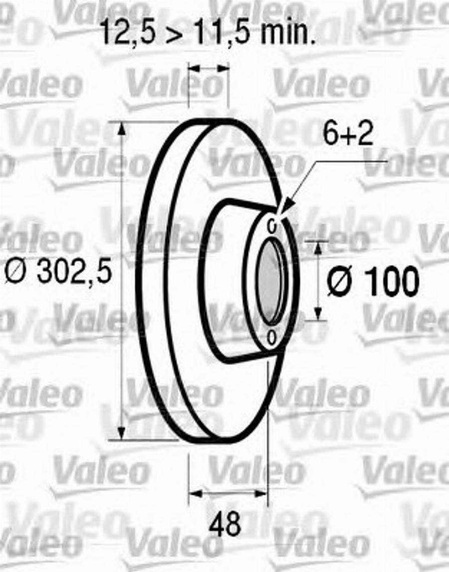 Valeo 186507 - Kočioni disk www.molydon.hr