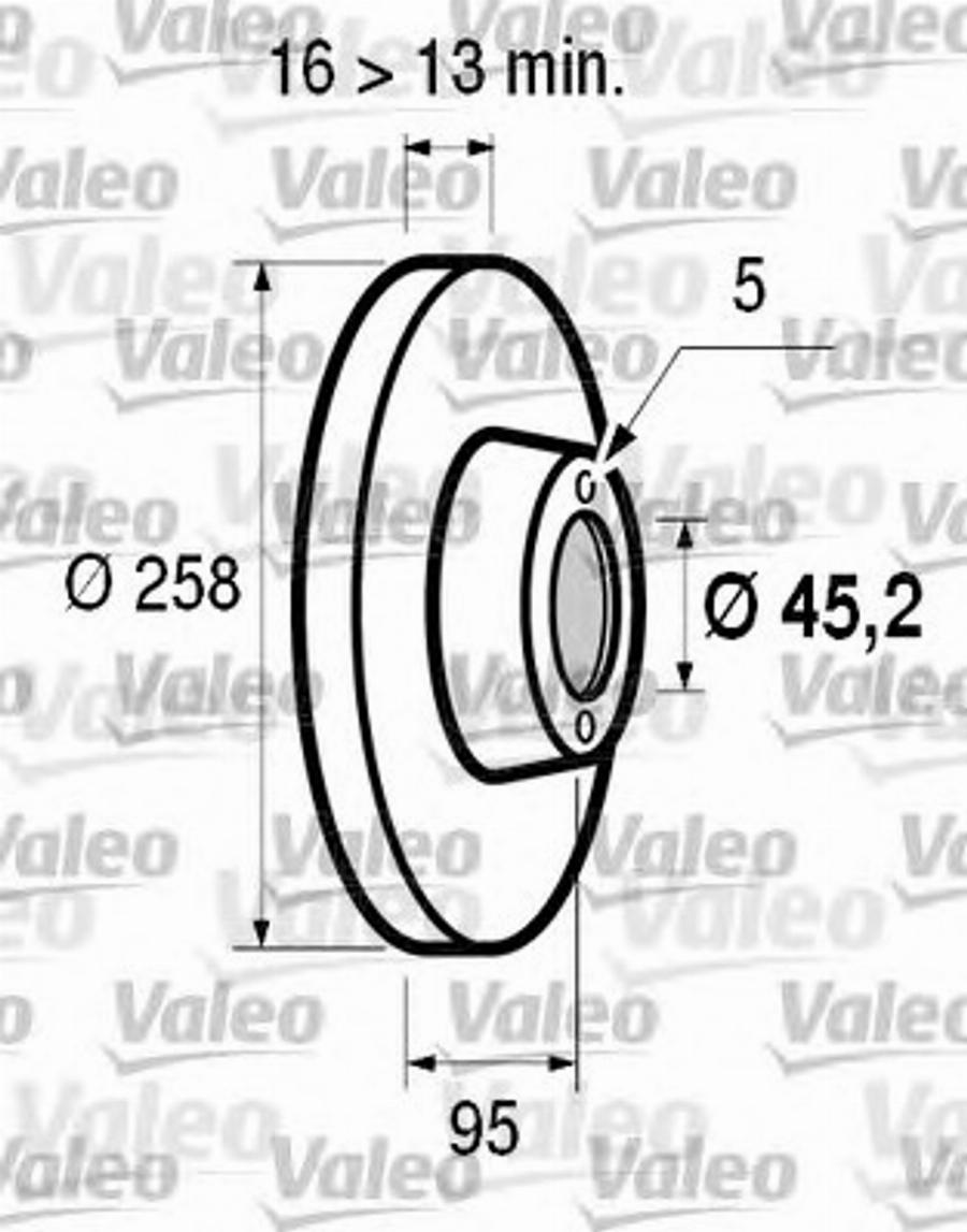 Valeo 186516 - Kočioni disk www.molydon.hr