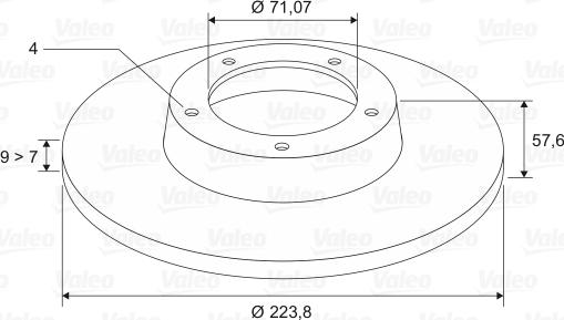 Valeo 186586 - Kočioni disk www.molydon.hr