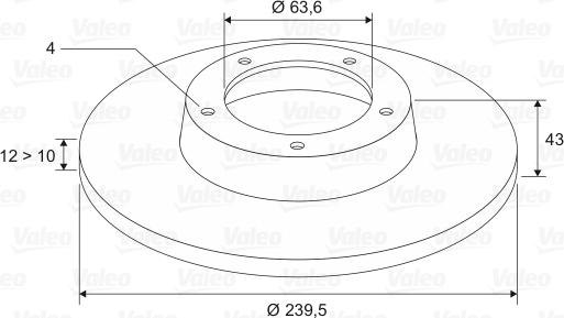 Valeo 186529 - Kočioni disk www.molydon.hr