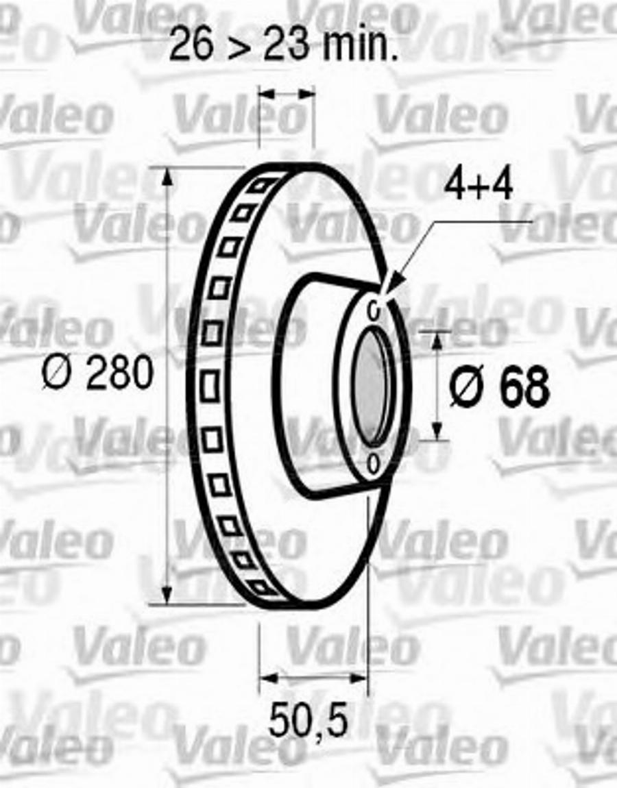 Valeo 186525 - Kočioni disk www.molydon.hr