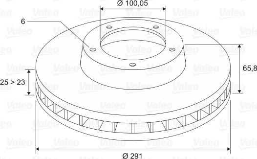 Valeo 186640 - Kočioni disk www.molydon.hr