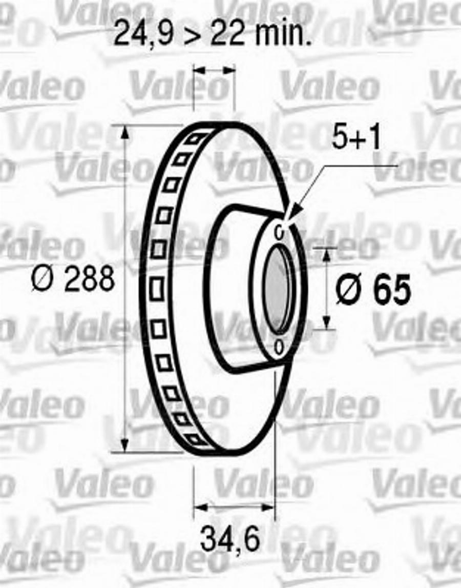 Valeo 186602 - Kočioni disk www.molydon.hr