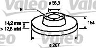 Valeo 186614 - Kočioni disk www.molydon.hr