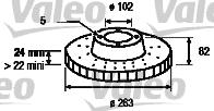 Valeo 186612 - Kočioni disk www.molydon.hr