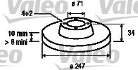 Valeo 186199 - Kočioni disk www.molydon.hr