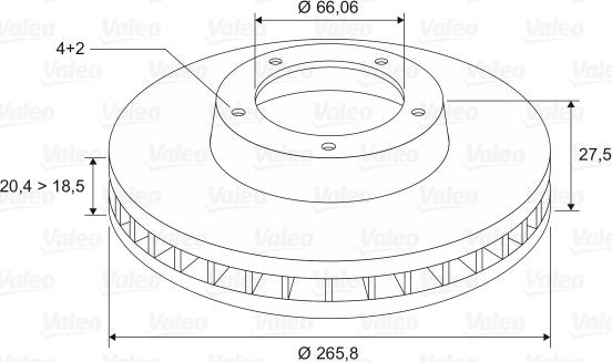 Valeo 186198 - Kočioni disk www.molydon.hr