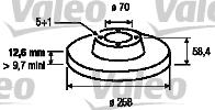 Valeo 186192 - Kočioni disk www.molydon.hr