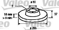 Valeo 186197 - Kočioni disk www.molydon.hr