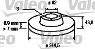 Valeo 186143 - Kočioni disk www.molydon.hr