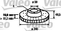 Valeo 186156 - Kočioni disk www.molydon.hr