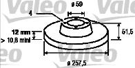 Valeo 186150 - Kočioni disk www.molydon.hr