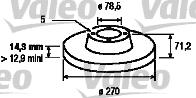 Valeo 186169 - Kočioni disk www.molydon.hr