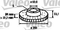 Valeo 186165 - Kočioni disk www.molydon.hr