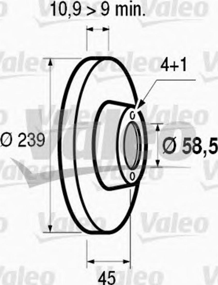 Valeo 186100 - Kočioni disk www.molydon.hr