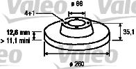 Valeo 186118 - Kočioni disk www.molydon.hr