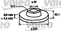 Valeo 186117 - Kočioni disk www.molydon.hr