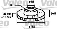 Valeo 186137 - Kočioni disk www.molydon.hr