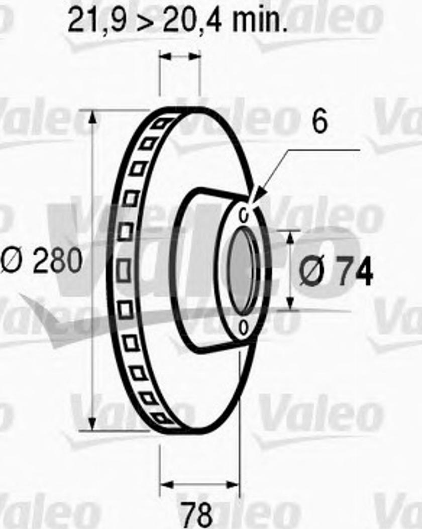 Valeo 186 120 - Kočioni disk www.molydon.hr