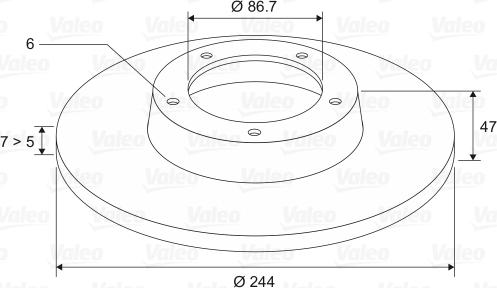 Valeo 186128 - Kočioni disk www.molydon.hr