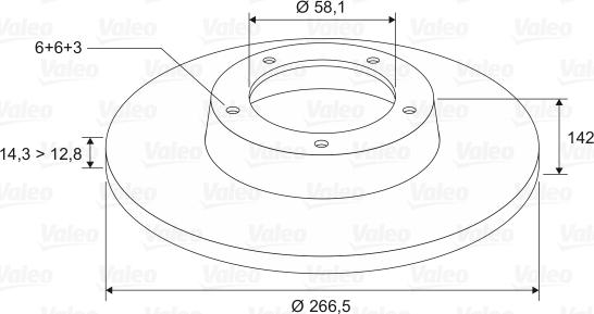 Valeo 186170 - Kočioni disk www.molydon.hr